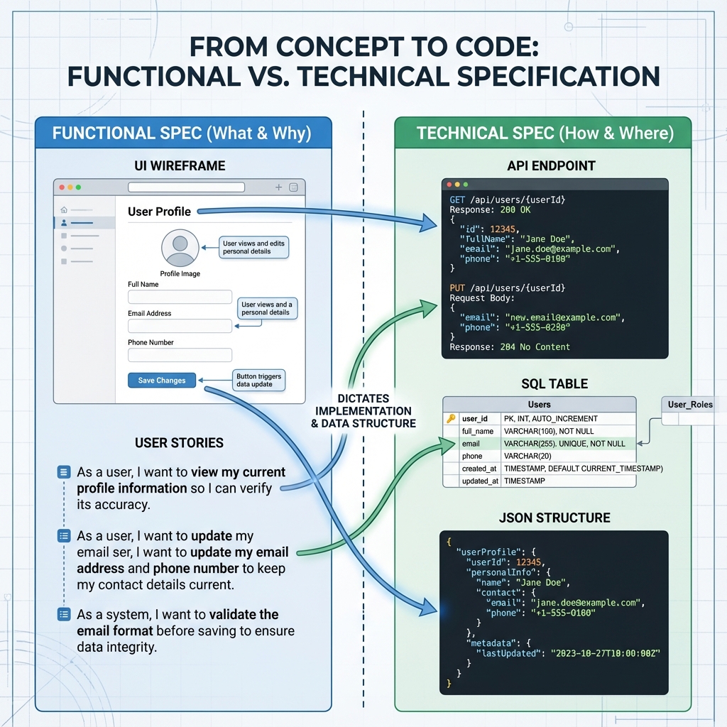Functional vs Technical Spec